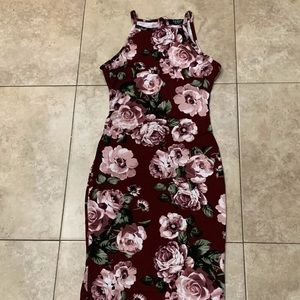 Floral maxi halter dress SM